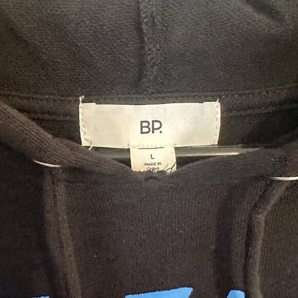 NWT BP Black Sweatshirt with Blue Self Love Graphic - Size: Large - Picture 4 of 7